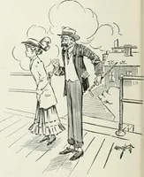 An illustration from Caricature; wit and humor of a nation in picture, song and story (1911)