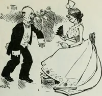 An illustration from Caricature; wit and humor of a nation in picture, song and story (1911)