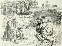 An illustration from Caricature; wit and humor of a nation in picture, song and story (1911)