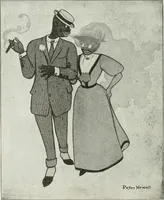 An illustration from Caricature; wit and humor of a nation in picture, song and story (1911)
