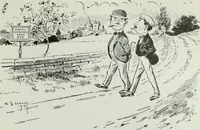 An illustration from Caricature; wit and humor of a nation in picture, song and story (1911)