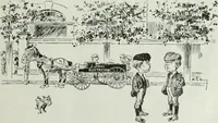An illustration from Caricature; wit and humor of a nation in picture, song and story (1911)