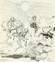 An illustration from Caricature; wit and humor of a nation in picture, song and story (1911)