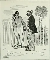 An illustration from Caricature; wit and humor of a nation in picture, song and story (1911)