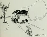 An illustration from Caricature; wit and humor of a nation in picture, song and story (1911)