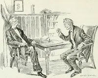 An illustration from Caricature; wit and humor of a nation in picture, song and story (1911)