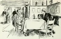 An illustration from Caricature; wit and humor of a nation in picture, song and story (1911)