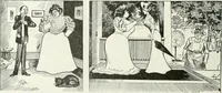 An illustration from Caricature; wit and humor of a nation in picture, song and story (1911)