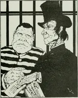 An illustration from Caricature; wit and humor of a nation in picture, song and story (1911)