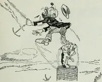 An illustration from Caricature; wit and humor of a nation in picture, song and story (1911)