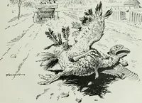 An illustration from Caricature; wit and humor of a nation in picture, song and story (1911)