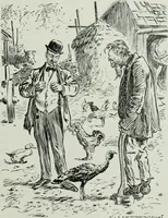 An illustration from Caricature; wit and humor of a nation in picture, song and story (1911)