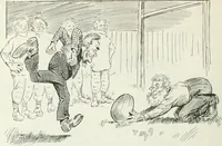 An illustration from Caricature; wit and humor of a nation in picture, song and story (1911)