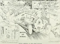 An illustration from Caricature; wit and humor of a nation in picture, song and story (1911)