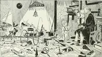 An illustration from Caricature; wit and humor of a nation in picture, song and story (1911)