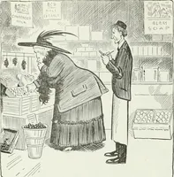 An illustration from Caricature; wit and humor of a nation in picture, song and story (1911)