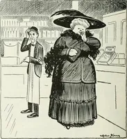 An illustration from Caricature; wit and humor of a nation in picture, song and story (1911)