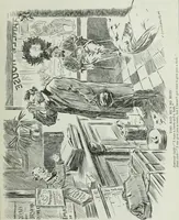 An illustration from Caricature; wit and humor of a nation in picture, song and story (1911)