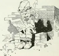 An illustration from Caricature; wit and humor of a nation in picture, song and story (1911)