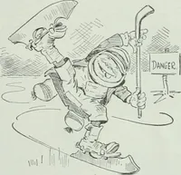 An illustration from Caricature; wit and humor of a nation in picture, song and story (1911)
