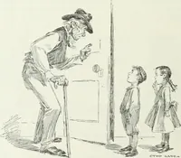 An illustration from Caricature; wit and humor of a nation in picture, song and story (1911)