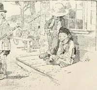 An illustration from Caricature; wit and humor of a nation in picture, song and story (1911)