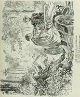 An illustration from Caricature; wit and humor of a nation in picture, song and story (1911)