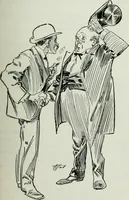 An illustration from Caricature; wit and humor of a nation in picture, song and story (1911)