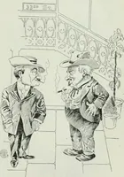 An illustration from Caricature; wit and humor of a nation in picture, song and story (1911)