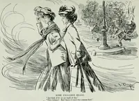 An illustration from Caricature; wit and humor of a nation in picture, song and story (1911)