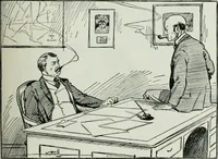 An illustration from Caricature; wit and humor of a nation in picture, song and story (1911)