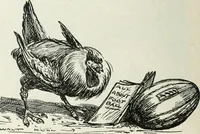 An illustration from Caricature; wit and humor of a nation in picture, song and story (1911)