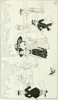 An illustration from Caricature; wit and humor of a nation in picture, song and story (1911)