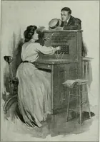An illustration from Caricature; wit and humor of a nation in picture, song and story (1911)