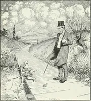An illustration from Caricature; wit and humor of a nation in picture, song and story (1911)