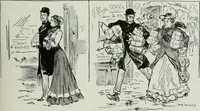 An illustration from Caricature; wit and humor of a nation in picture, song and story (1911)
