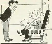 An illustration from Caricature; wit and humor of a nation in picture, song and story (1911)