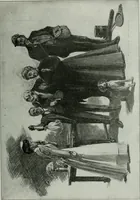 An illustration from Caricature; wit and humor of a nation in picture, song and story (1911)