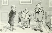 An illustration from Caricature; wit and humor of a nation in picture, song and story (1911)