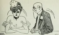 An illustration from Caricature; wit and humor of a nation in picture, song and story (1911)