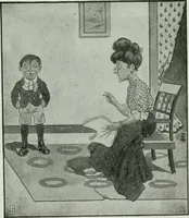 An illustration from Caricature; wit and humor of a nation in picture, song and story (1911)