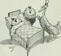 An illustration from Caricature; wit and humor of a nation in picture, song and story (1911)