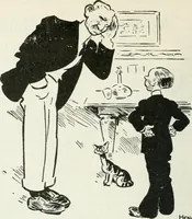 An illustration from Caricature; wit and humor of a nation in picture, song and story (1911)
