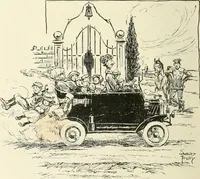 An illustration from Caricature. Wit and humor of a nation in picture, song and story (1914)