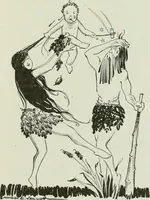 An illustration from Caricature. Wit and humor of a nation in picture, song and story (1914)