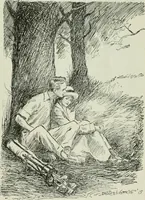 An illustration from Caricature. Wit and humor of a nation in picture, song and story (1914)