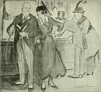 An illustration from Caricature. Wit and humor of a nation in picture, song and story (1914)