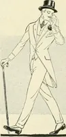 An illustration from Caricature. Wit and humor of a nation in picture, song and story (1914)