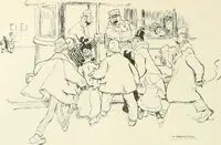 An illustration from Caricature. Wit and humor of a nation in picture, song and story (1914)