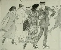 An illustration from Caricature. Wit and humor of a nation in picture, song and story (1914)